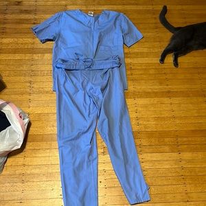 Light blue scrubs